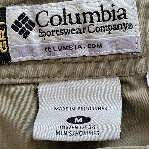 Columbia Men's cargo style shorts, Sage green, Medium - Picture 5 of 8